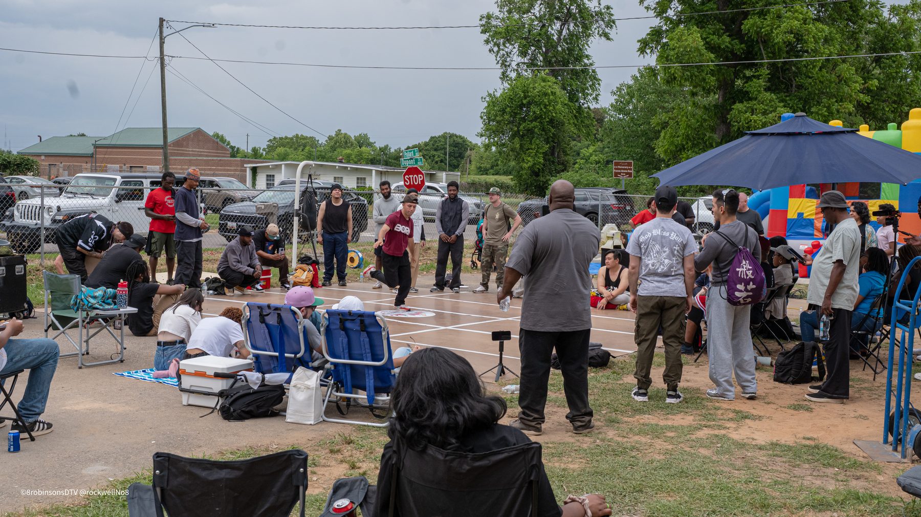 A breaking battle at Beats & Bars Barbecue