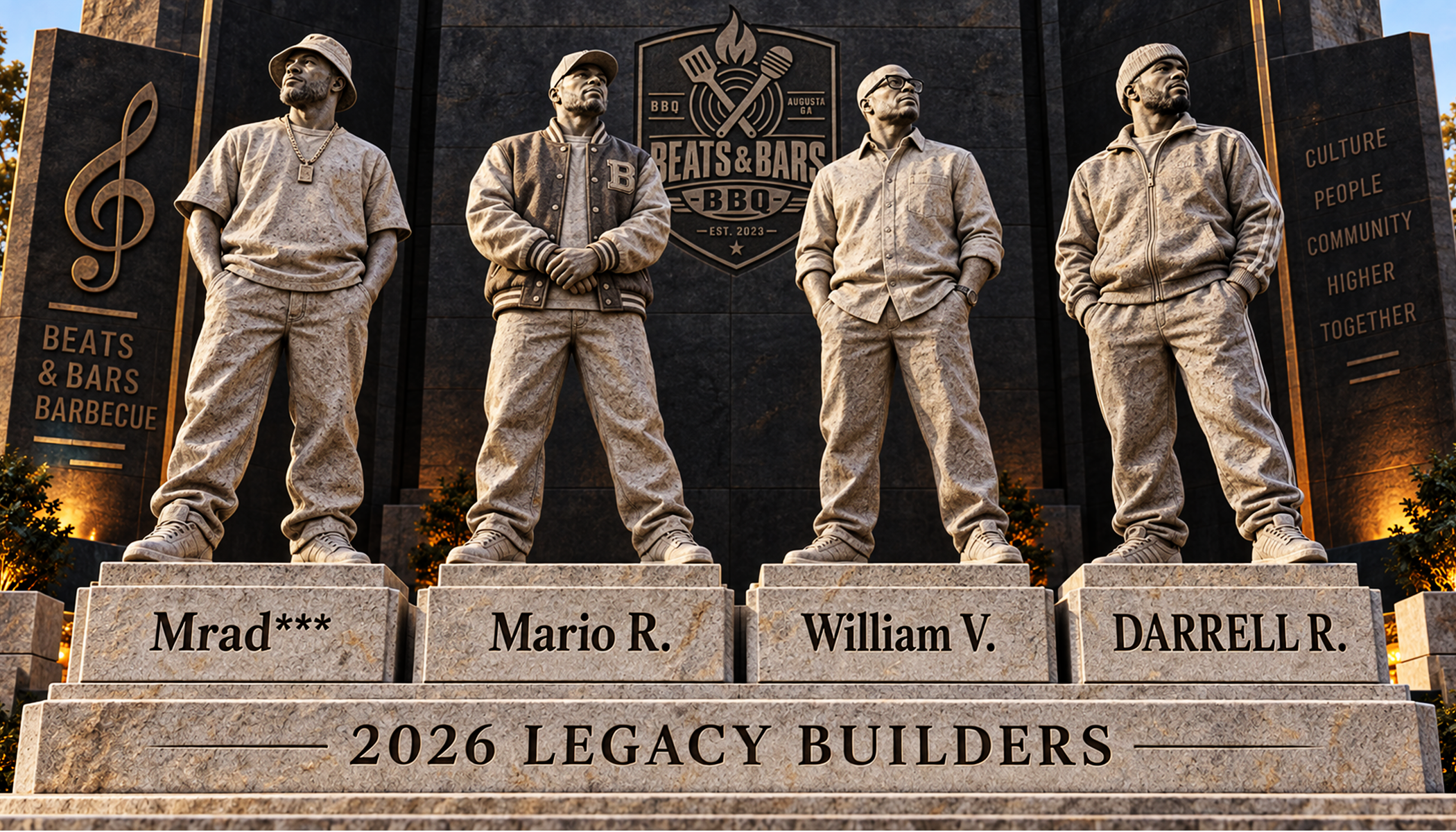 Concept rendering of a Beats & Bars Legacy Builder Wall